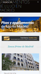 Mobile Screenshot of apartamentosdelujoenmadrid.com